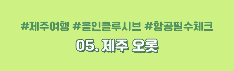 05_제주 오롯 타이틀